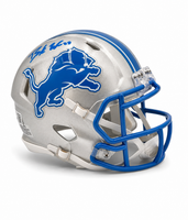 Brock Wright Autographed Detroit Lions Mini Football Helmet Beckett CoA.