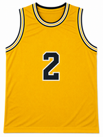 LJ Cason Autographed Michigan Wolverines Yellow Custom Basketball Jersey with JSA CoA