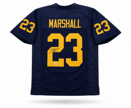 (Pre-Order) Jordan Marshall Autographed Michigan Wolverines Custom Jersey JSA CoA