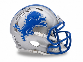 Blake Miller Autographed Detroit Lions Speed Mini Helmet Beckett CoA