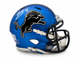 Blake Miller Autographed Detroit Lions Alternate Mini Helmet Beckett CoA