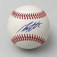 Max Clark Autographed Rawlings Official Major League Baseball Fanatics CoA