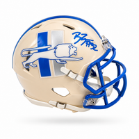 Brian Branch Autographed Detroit Lions Retro Mini Football Helmet w/ JSA CoA.