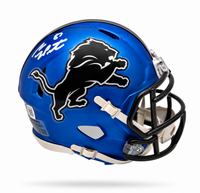 Sam LaPorta Autographed Detroit Lions Alternate Mini Football Helmet Beckett CoA