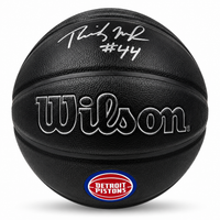 Rick Mahorn Autographed Detroit Pistons Wilson Basketball w/ Beckett CoA