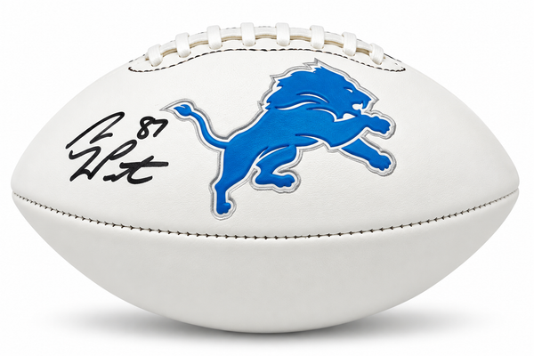 Sam LaPorta Autographed Detroit Lions Football Beckett CoA