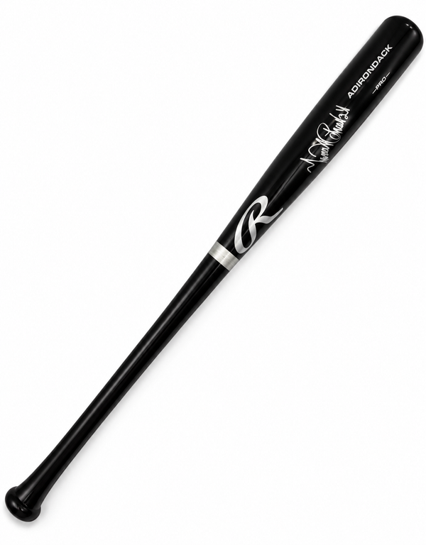 Miguel Cabrera Autographed Black Rawlings Wooden Baseball Bat w/ Beckett CoA