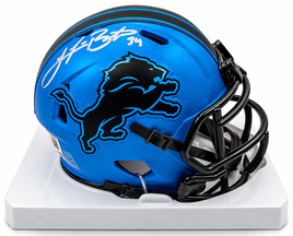 Jake Bates Autographed Detroit Lions Rave Mini Football Helmet Beckett CoA