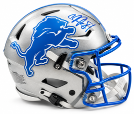 Calvin Johnson Detroit Lions Autographed Speedflex Helmet W/ JSA CoA