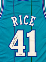 Glen Rice Autographed Charlotte Hornets Custom Basketball Jersey JSA CoA