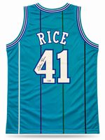 Glen Rice Autographed Charlotte Hornets Custom Basketball Jersey JSA CoA