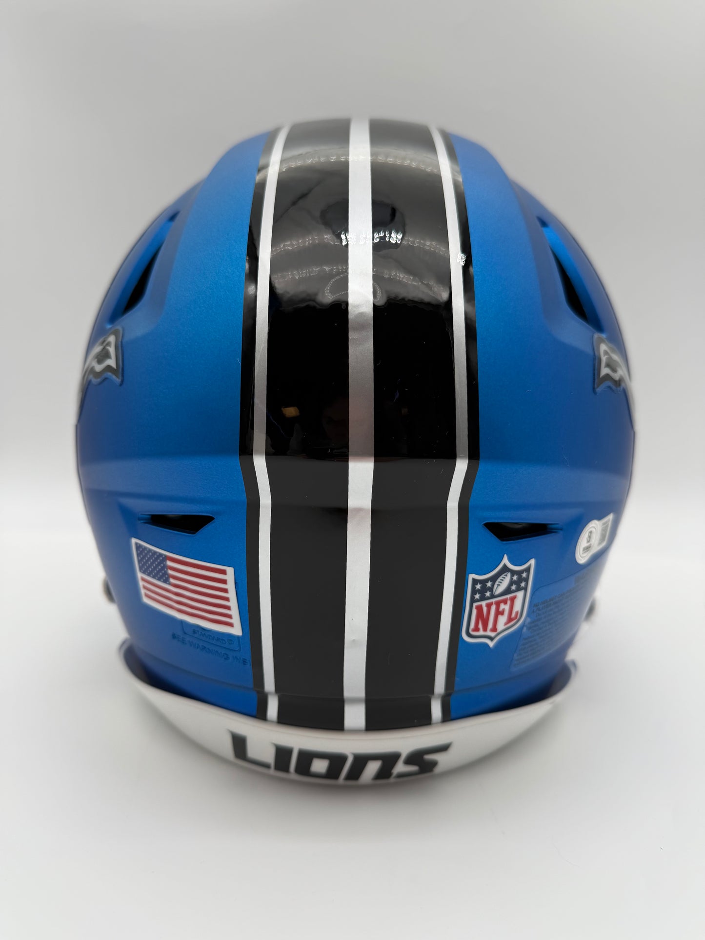 Aidan Hutchinson Autographed Detroit Lions Full Size Alt Speed Flex Helmet Beckett CoA