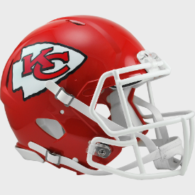 Kansas City Chiefs Authentic Speed Football Helmet